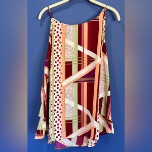 Easel Geometric design ladies tank